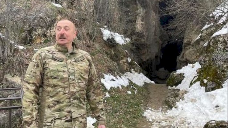    Prezident və Birinci vitse-prezident Azıx mağarasına baş çəkiblər - Video   