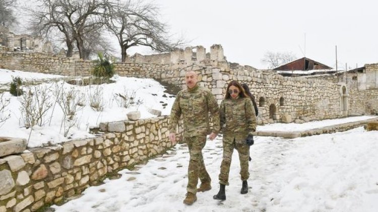    İlham Əliyev və Mehriban Əliyeva Şuşa şəhərində olublar   