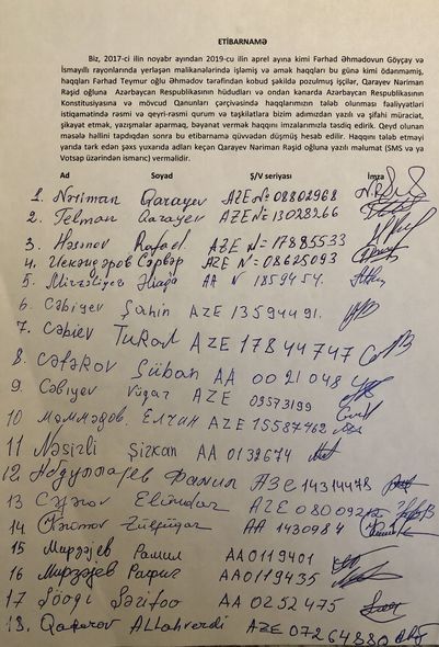 Fərhad Əhmədov onları işlədib pulunu vermədi  