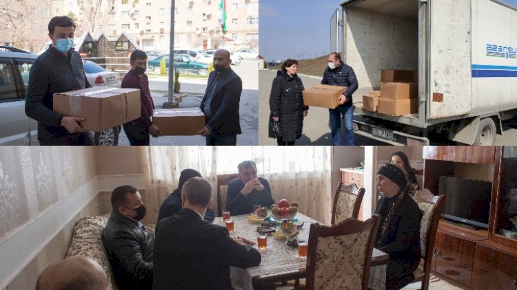    Şəhid və qazi ailələri ziyarət edildi   