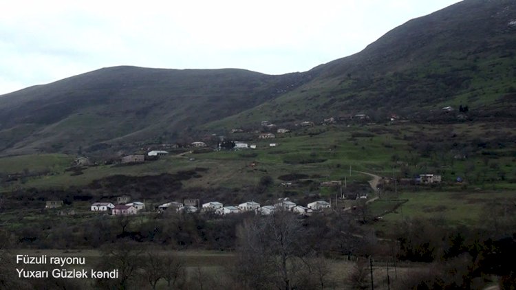    Füzulinin Yuxarı Güzlək kəndinin   VİDEOGÖRÜNTÜSÜ
