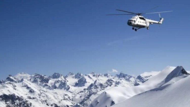    Azərbaycan helikopteri 28 ildən sonra Kəlbəcərə endi    - Video