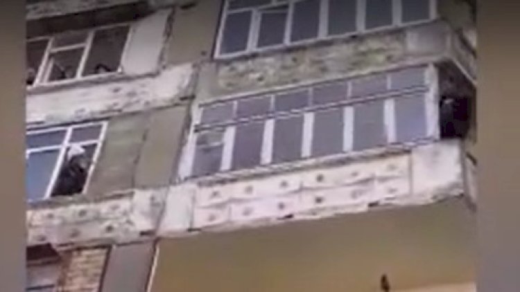   Bakıda intihara cəhdin qarşısı alındı - Video   