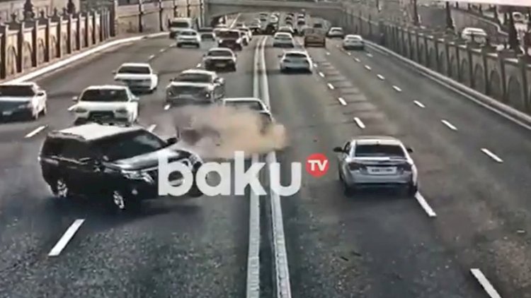    Bakıda baş verən dəhşətli qəza   - ANBAAN VİDEO