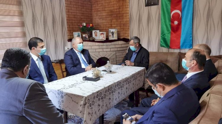    İcra başçısı şəhidin ailəsini ziyarət etdi   - Fotolar