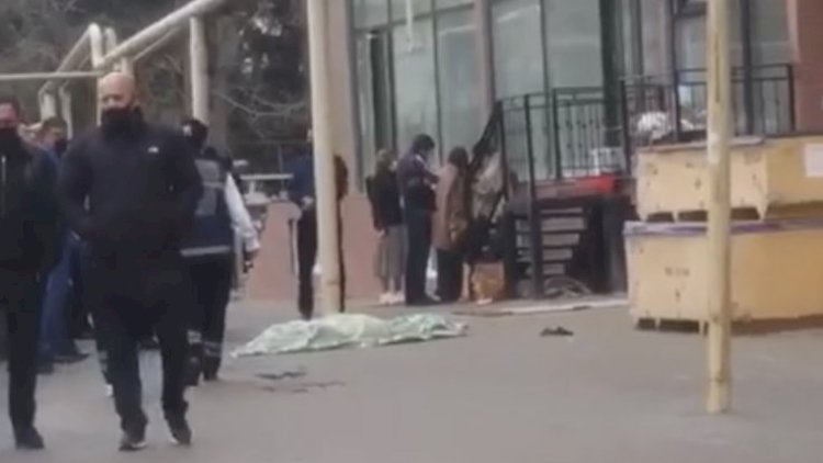    Bakıda gənc qız özünü binadan atdı - Video   