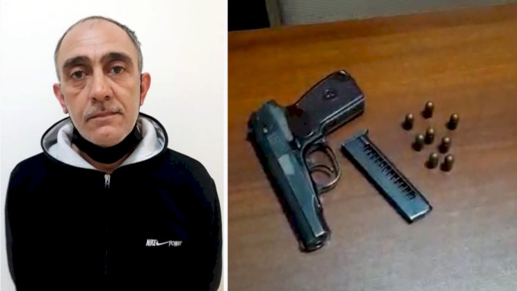    Maştağada silahlı şəxs saxlanıldı -   Video