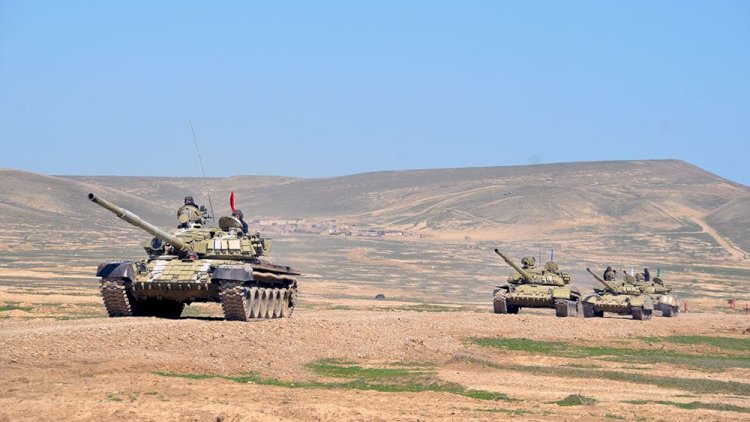    Tank bölmələrinin intensiv döyüş hazırlığı məşğələləri keçirilir -   Video