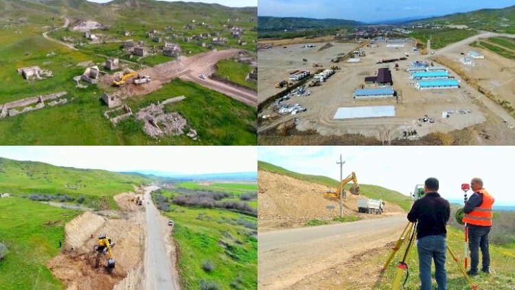    Qarabağda yeni avtomobil yolunun tikintisinə başlanıldı   