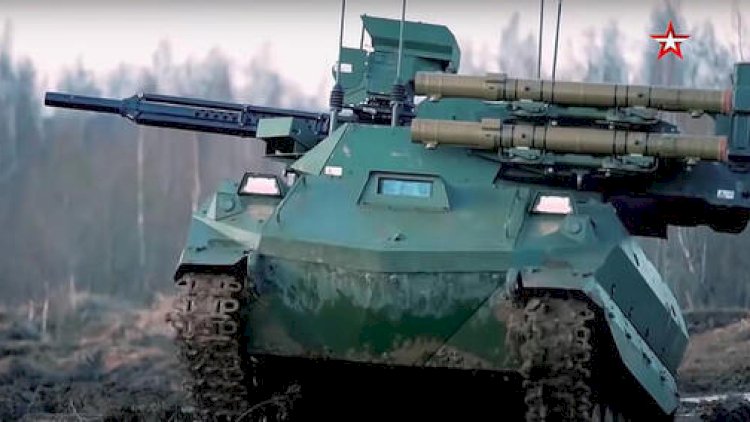    Rusiya Ukraynaya qarşı meydana robot tanklar çıxardı   