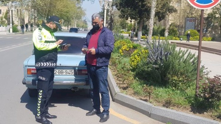    DYP Goranboyda reyd keçirib, sürücülər cərimələndi - Fotolar   