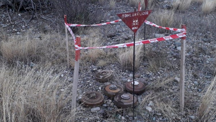    Ötən həftə aşkarlanan mina və sursatların sayı açıqlandı   