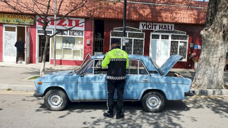    Yol polisi İsmayıllıda reyd keçirdi, cərimələnənlər var - Fotolar   