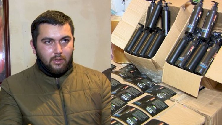    Saxta kosmetik vasitələr satan şəxs tutuldu -   Foto