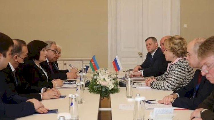    Sahibə Qafarova Valentina Matviyenko ilə görüşdü   