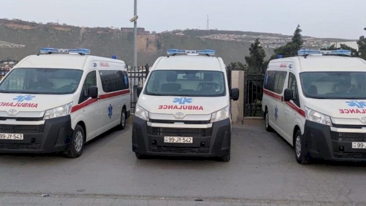    BMT Səhiyyə Nazirliyinə 3 təcili yardım maşını hədiyyə etdi   