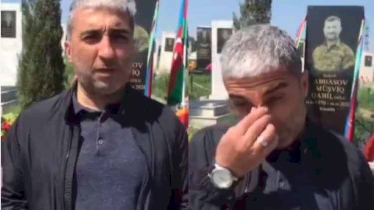    Rafael Müşviq Abbasovun qəbri üstdə   - Video