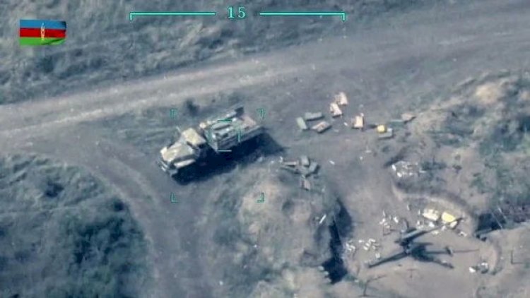    General Hodces Ermənistana məxsus texnikaların məhvi barədə: “Bu sadəcə “pilotsuz porno”dur” - Fotolar   