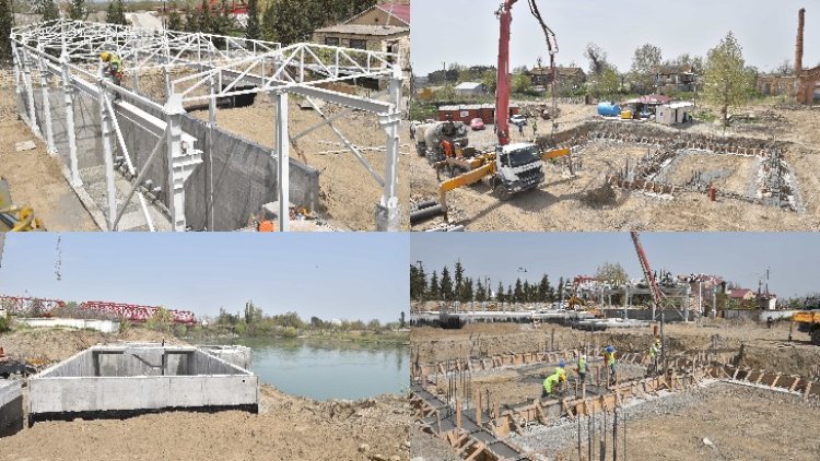    Yevlaxın içməli su təchizatı sistemi yenidən qurulur   