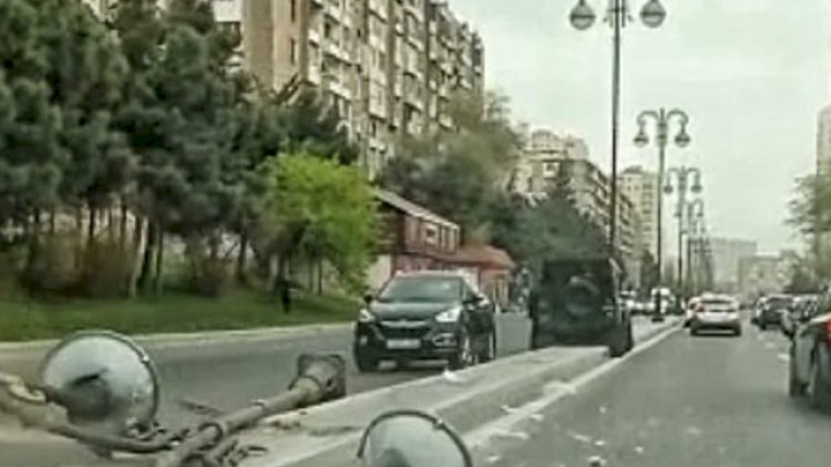    Bakıda “Galenvagen” ağır qəza törətdi - Video   