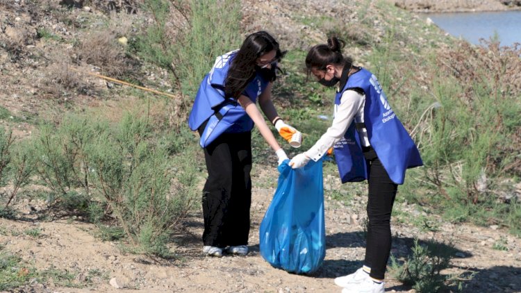    “Təmiz hövzələr” aksiyası Şəmkirdə davam edib - Fotolar   