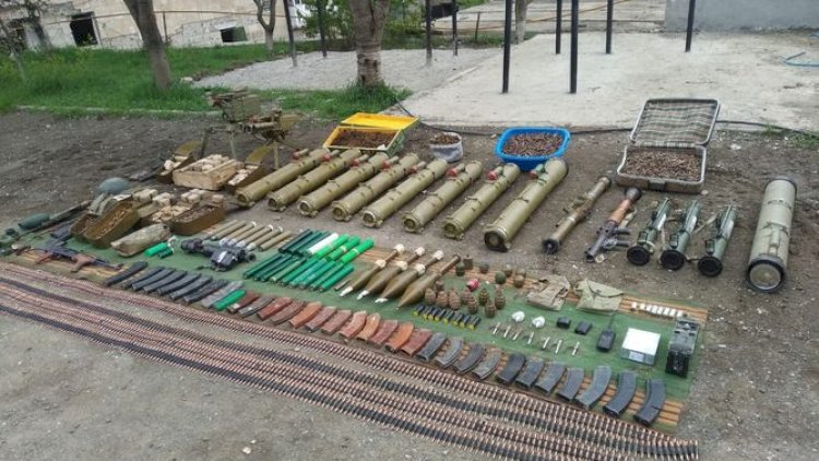    Şuşada silah-sursat tapıldı   