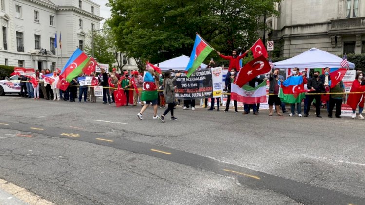    Vaşinqtonda Türk və Azərbaycanlılar birgə aksiya keçirdi -   Fotolar
