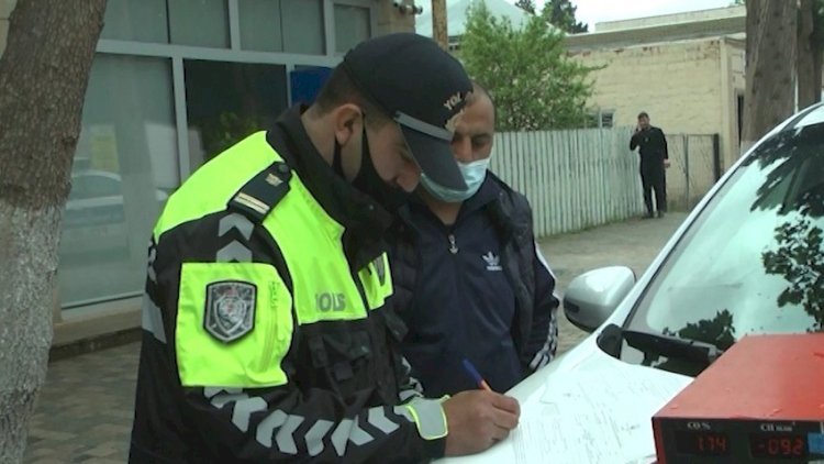    Polis reyd keçirdi, 15 sürücü məsuliyyətə cəlb olundu   