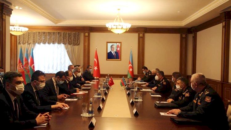   Zakir Həsənov Türkiyə müdafiə sənayesini təmsil edən nümayəndə heyəti ilə görüşdü - Foto   