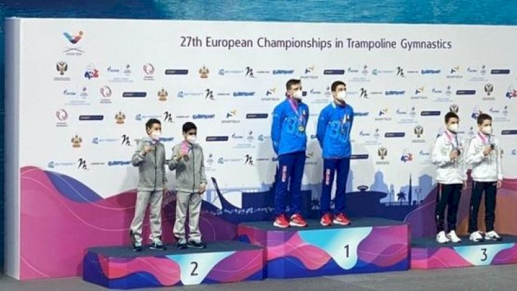    Gimnastlarımız Avropa çempionatında üç medal qazanıblar   