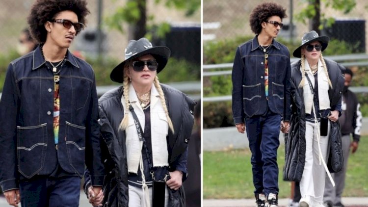    Madonna özündən 35 yaş kiçik sevgilisi ilə   - Fotolar
