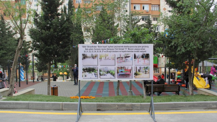    “Bizim həyət” layihəsi ilə daha bir məhəllə abadlaşdırıldı - Fotolar   