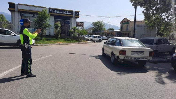    İsmayıllıda qaydaları pozan sürücülər cərimələndi   