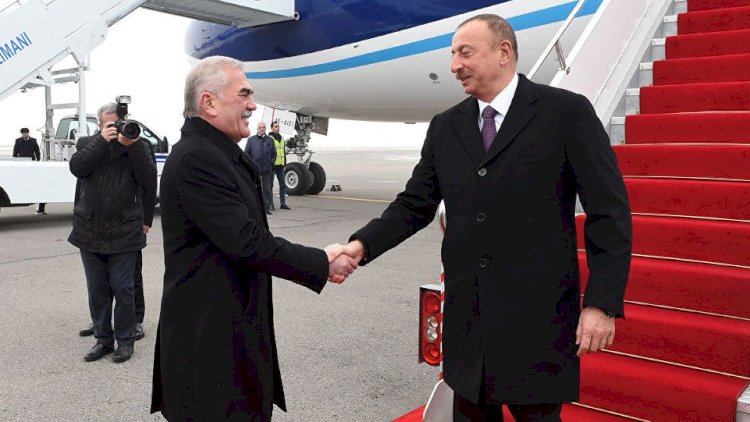    İlham Əliyev Naxçıvana getdi   