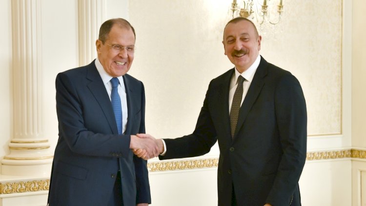    İlham Əliyev Lavrovu qəbul etdi   