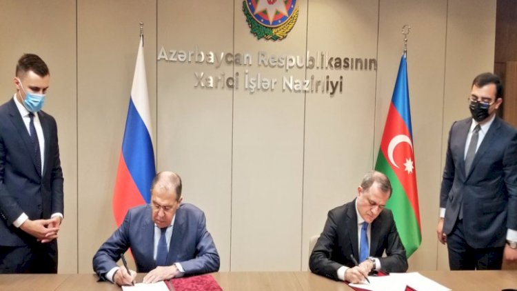    Azərbaycan və Rusiya XİN-ləri arasında 2021-2022-ci illər üçün məsləhətləşmələr Planı imzalandı   