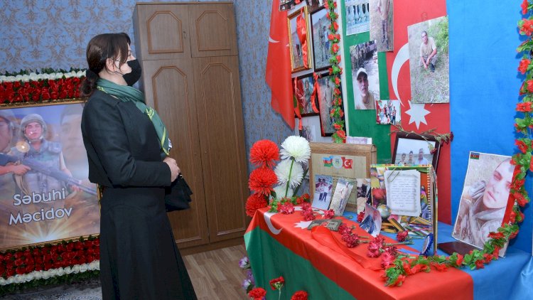   İradə Gülməmmədova bayram ərəfəsində şəhid Səbuhi Məcidovun ailəsinə baş çəkdi - Fotolar   