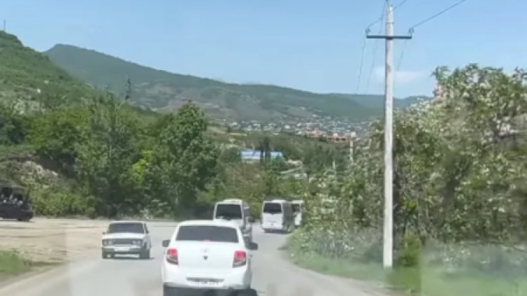    Xankəndidən keçib, Şuşaya gedirik: 18 dəqiqə yol çəkilişi! - VİDEO   