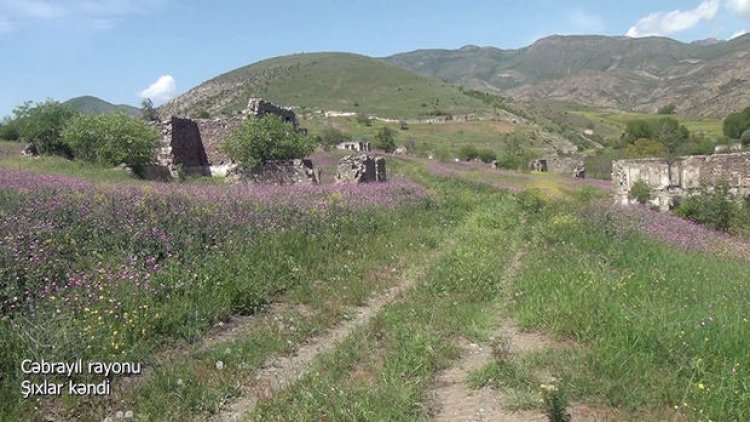    Cəbrayılın Şıxlar kəndindən görüntülər - Video   