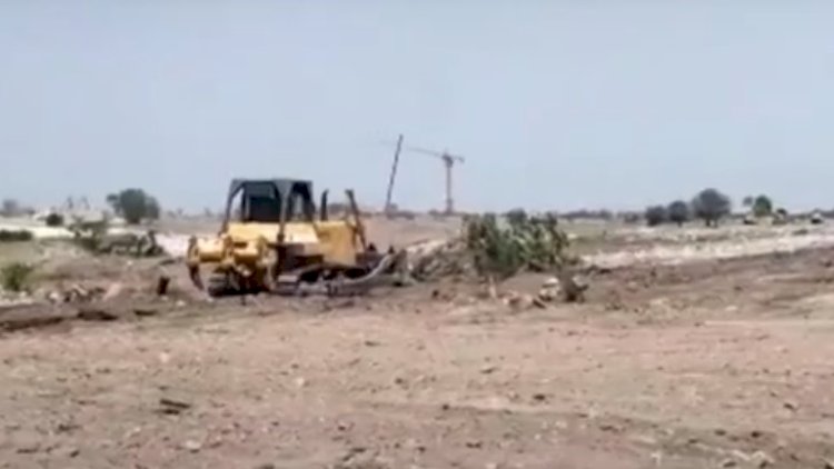    Ağdam şəhərində tikinti-quruculuq işlərinə start verilib - Video   