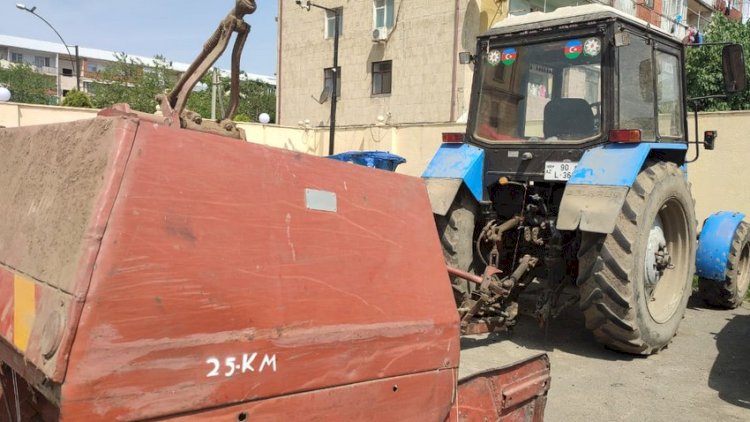    Traktorla “avtoşluq“ edən şəxs saxlanıldı   