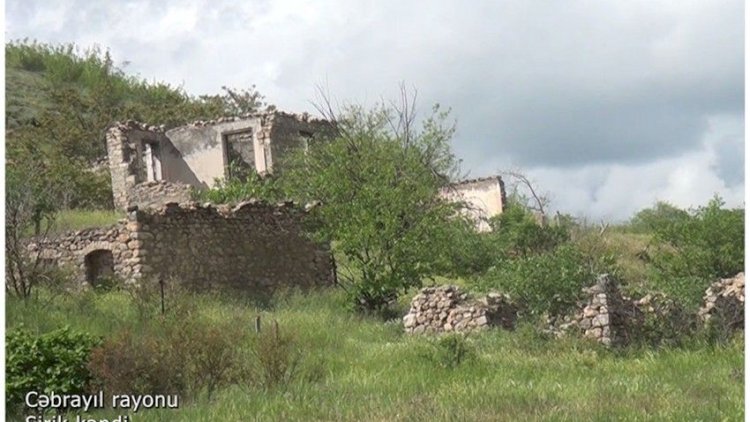    Cəbrayılın Sirik kəndinin   VİDEOGÖRÜNTÜSÜ