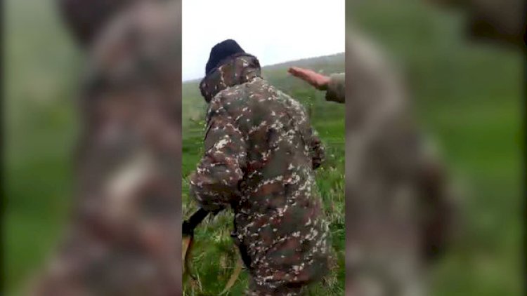    Azərbaycan əsgərləri erməniləri belə qovdu - Video   