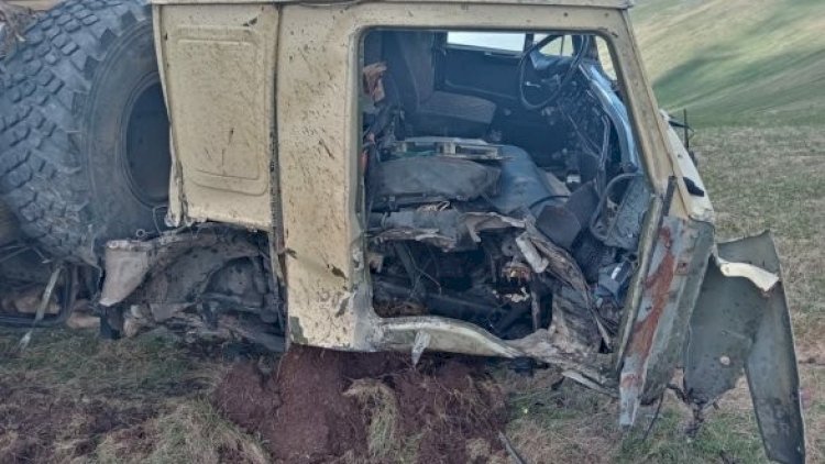   MN hərbi avtomobilin Kəlbəcərin Ermənistanla sərhəd ərazisində minaya düşdüyünü təsdiqlədi   