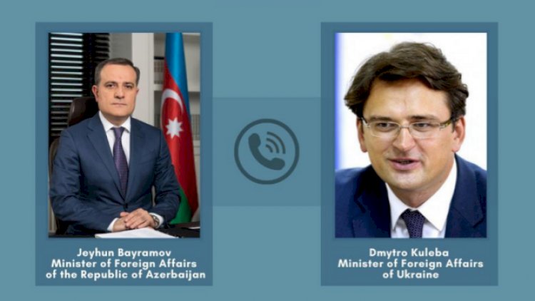    Ceyhun Bayramov Ukrayna XİN başçısı ilə telefonla danışdı   