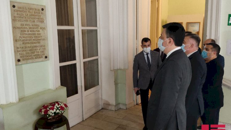    Səfir Tbilisidə AXC-nin elan edildiyi binanı ziyarət etdi - Foto   