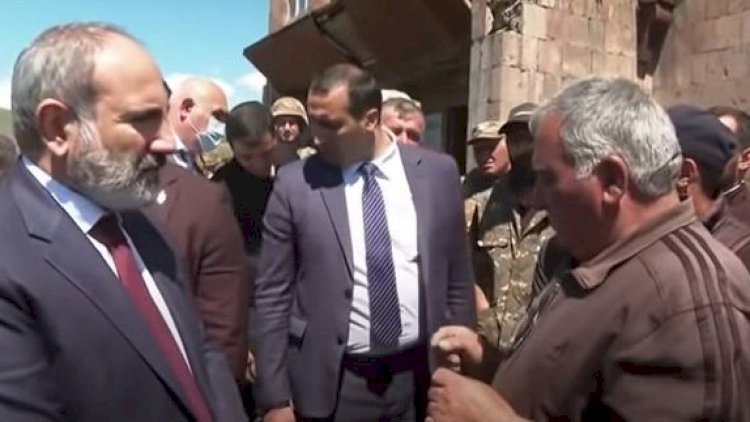    Paşinyan “Buraya türkləri qovmaq və məhv etmək üçün gəlmişik...” deyən ermənini susdurmağa çalışdı   - Video
