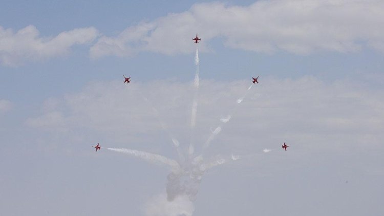    General Türkiyədə F-16-ların uçuşlarını izlədi -   Fotolar