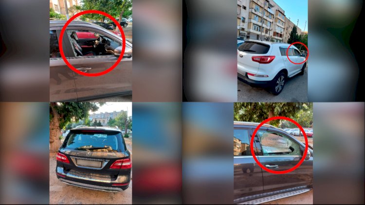    Cürətkar oğrunun gözü doymadı:  Bir gecədə 12 avtomobildən oğurluq   - VİDEO