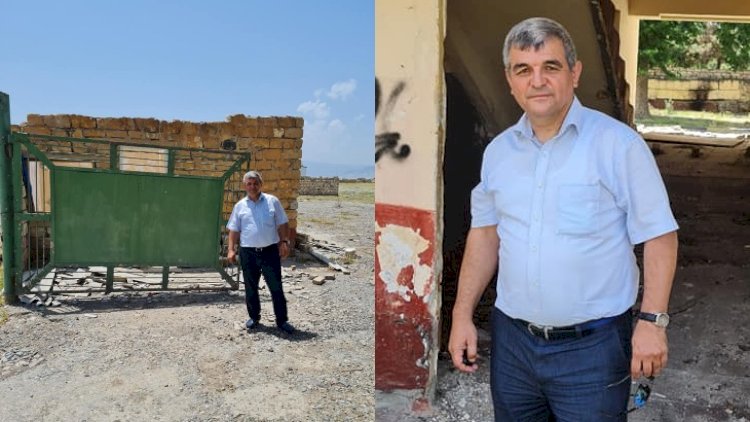    Deputat 18 il sonra xidmət etdiyi hərbi hissədə oldu:   “Yerində xarabalıqları qalıb“
